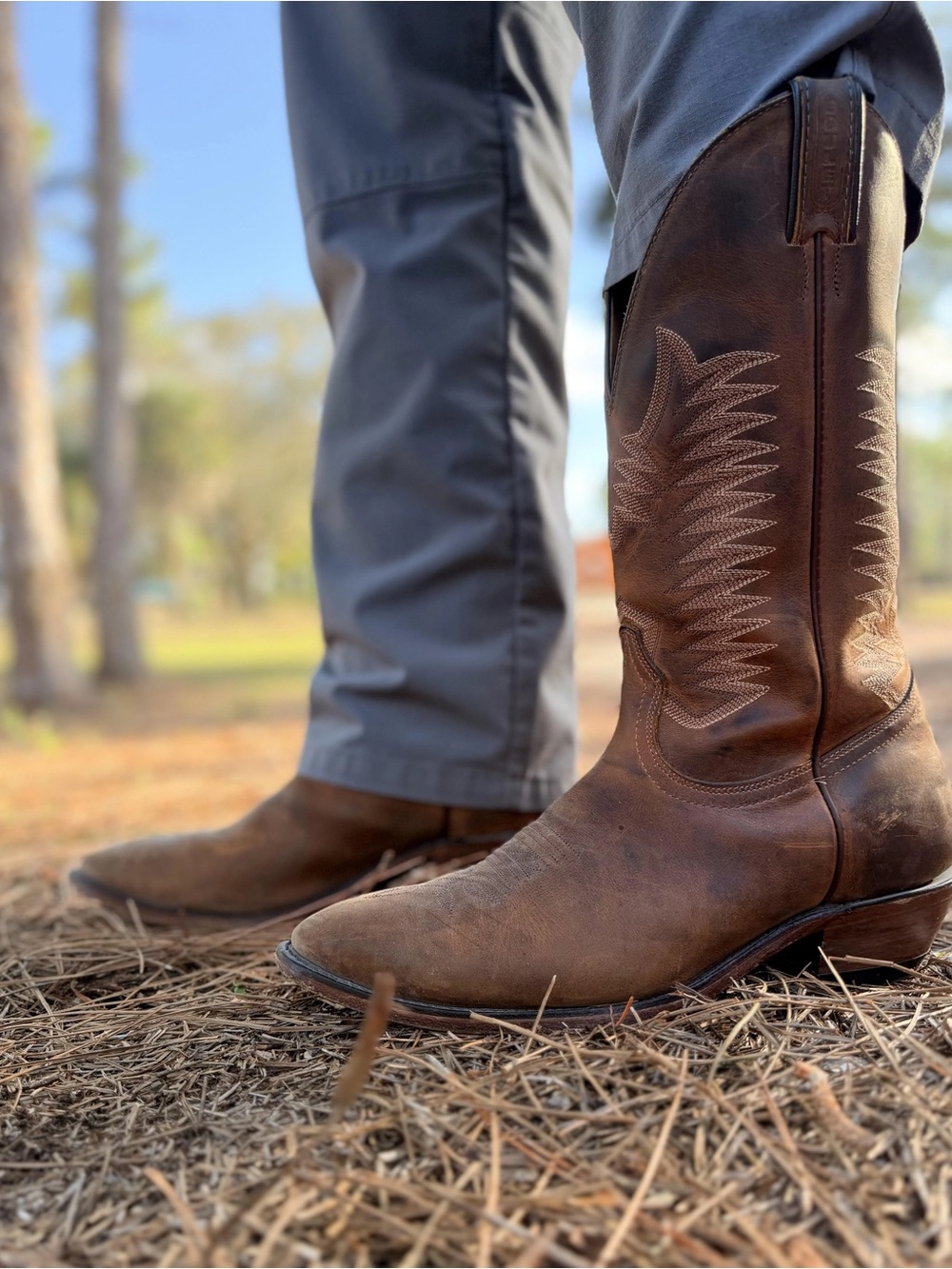Boulet 1828 Traditional Cowboy Boots EEE Extra Extra Wide